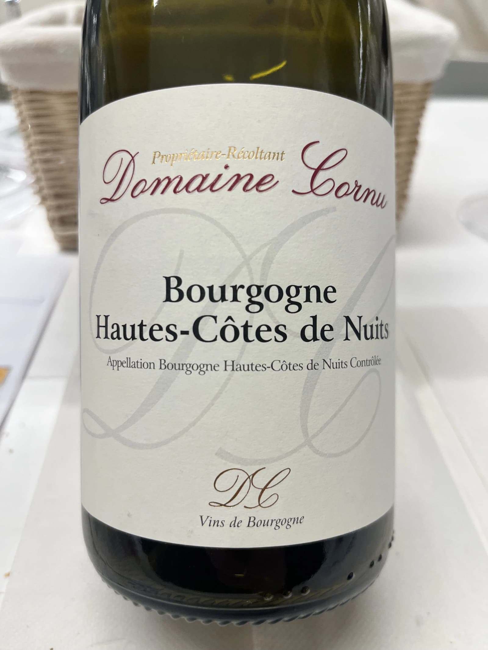 Domaine Cornu Bourgogne Hautes-Côtes de Nuits Rouge 2022