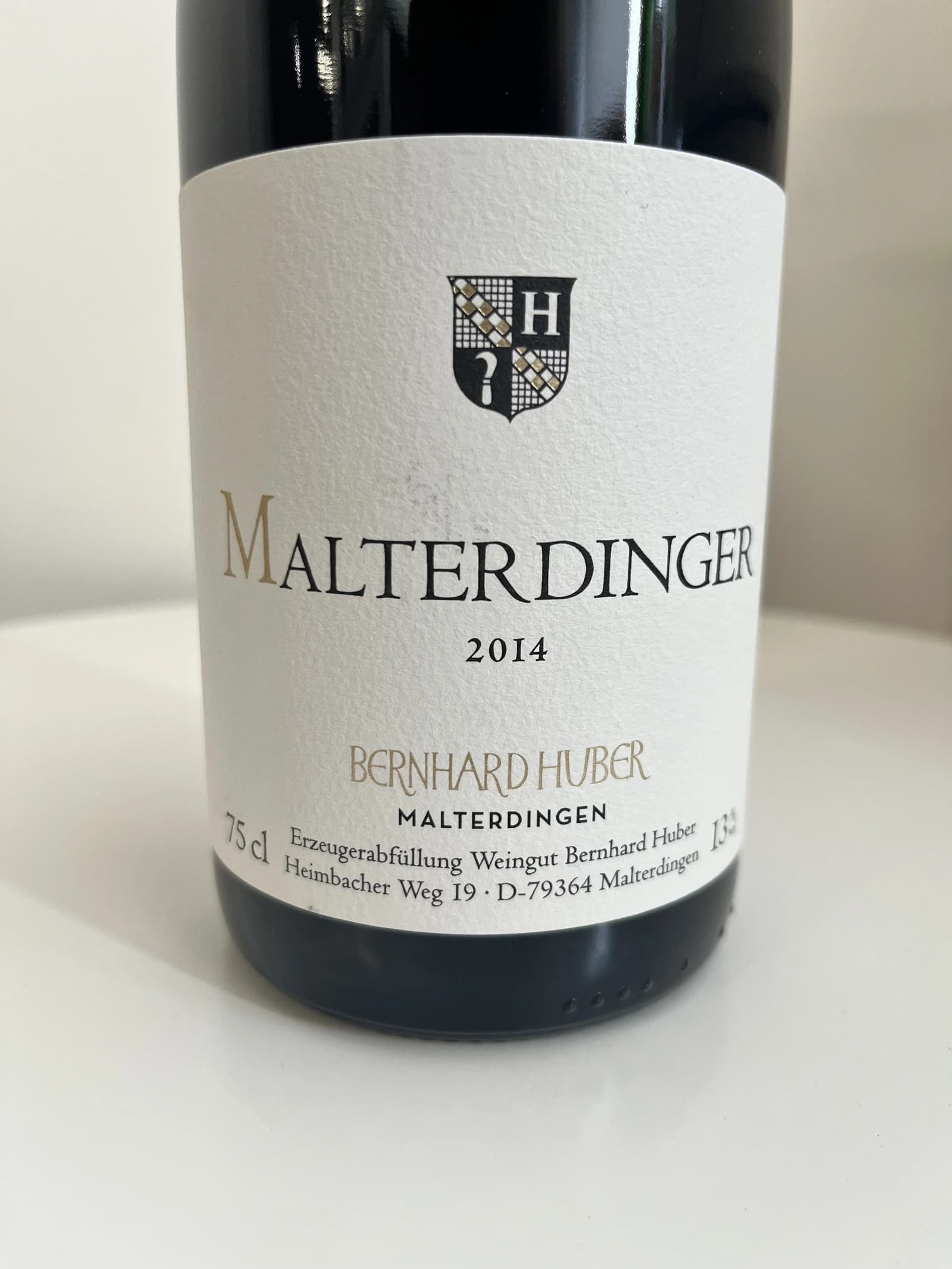 Bernhard Huber Malterdinger Rot 2014