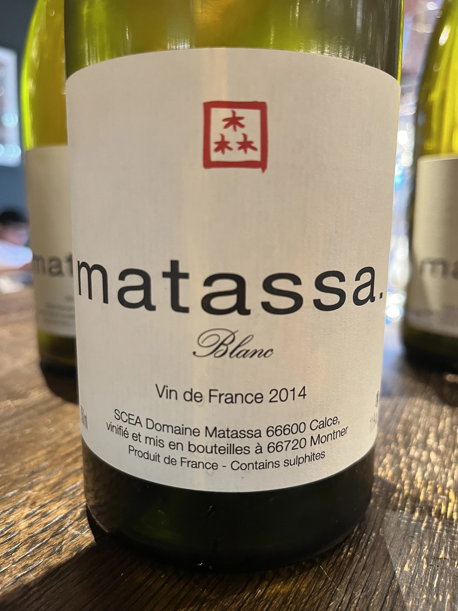 Matassa Blanc 2014